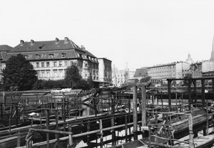 Widok z „Fischerinsel”, Berlin, ok. 1910 r.